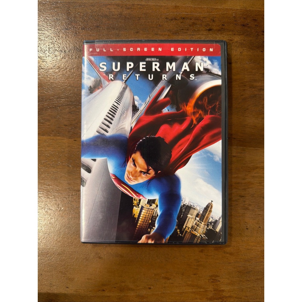 Superman Returns DVD 2006 Full Screen Edition Brandon Routh Kevin Spacey Action